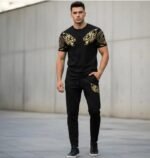 Men's Premium Printed Hooded Tracksuit (2 Pcs) - Image 3