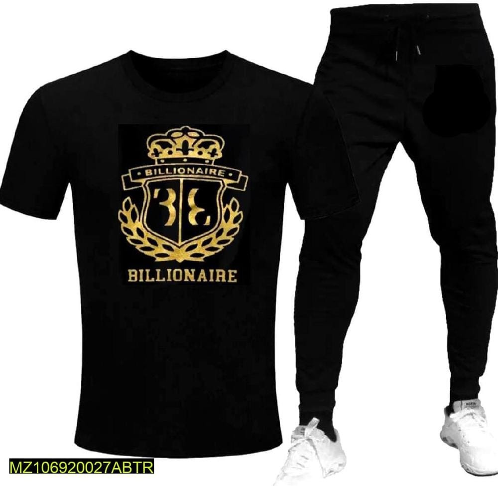 shirt3 Men's Premium Printed Hooded Tracksuit (2 Pcs) - Image 1