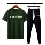 Mens Printed Polyester Track Suit For Free Fire Players