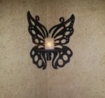 3Pcs Butterfly Wall Shelf Black MDF Small Space Decor - Image 5