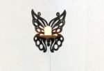 3Pcs Butterfly Wall Shelf Black MDF Small Space Decor - Image 6
