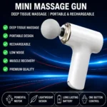 Mini Massage Gun Deep Tissue Muscle Massager | Portable Handheld Percussion Massager | Rechargeable
