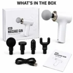 Mini Massage Gun Deep Tissue Muscle Massager | Portable Handheld Percussion Massager | Rechargeable - Image 4