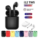 i12 TWS Wireless Earbuds | Bluetooth Earphones with Charging Case | Touch Control | HD Stereo Sound - Image 3