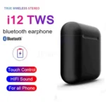 i12 TWS Wireless Earbuds | Bluetooth Earphones with Charging Case | Touch Control | HD Stereo Sound - Image 4