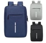 Stylish Laptop Bag Blue Gray Black Polyester Lightweight - Image 3